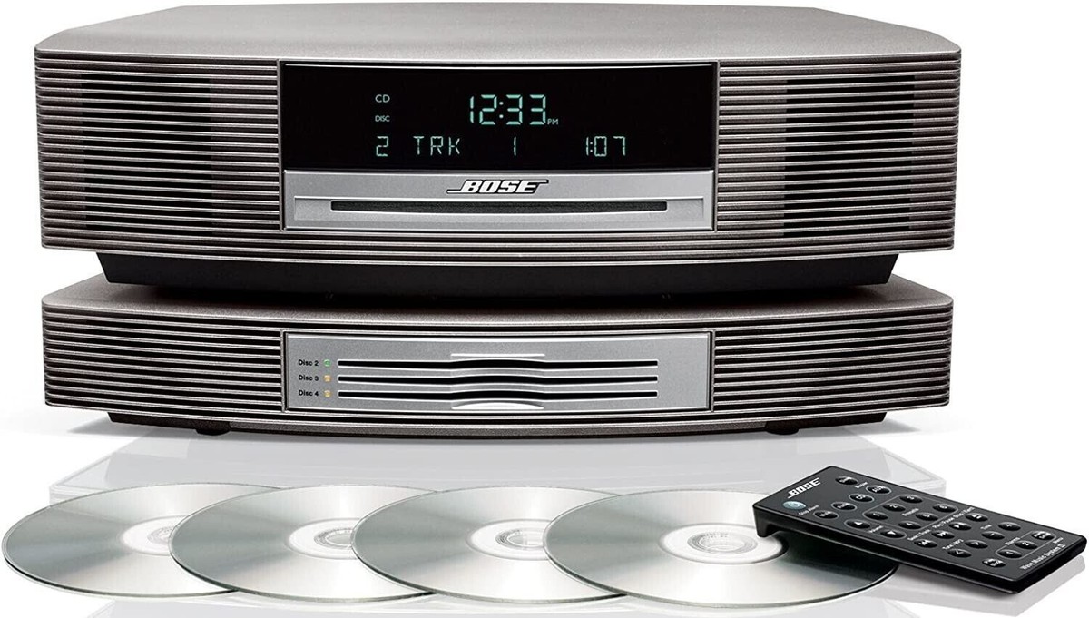 Bose® Wave® Music System with Multi-CD Changer - Titanium Silver