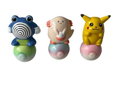 Tomy 1997 Pokemon Roll & Play Rolling Rubber Stamps Pikachu