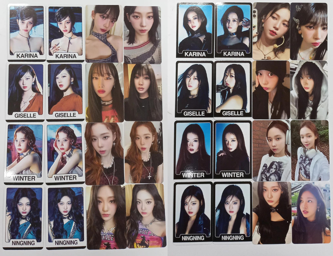 AESPA WEEK - DRAMA CITY MD TRADING CARD OFFICIAL KARINA WINTER