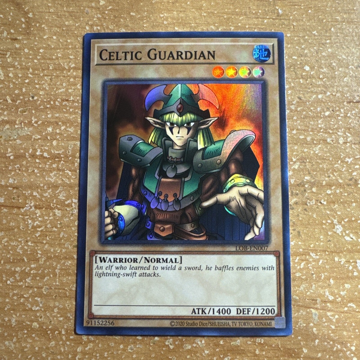 Celtic Guardian 1st Edition LOB-007北米版SR Celtic Guardian [1st