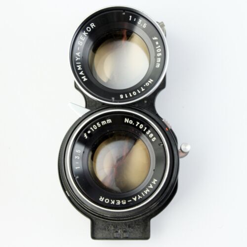 Mamiya C3 Pro TLR 6x6 Film Camera + Sekor 105mm f/3.5 Lens From