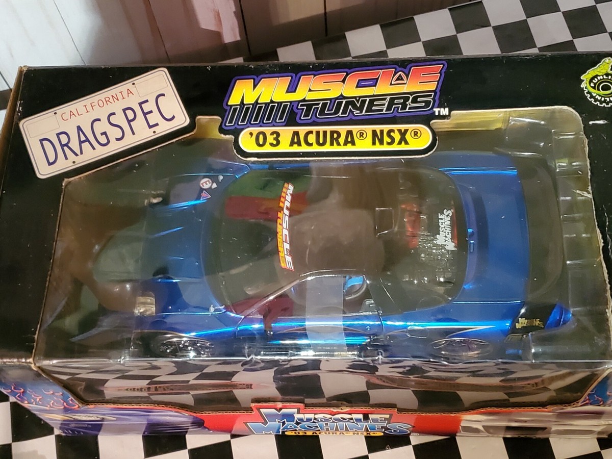 Muscle Machines 2003 Acura NSX Muscle Tuners 1:18 Scale Diecast 03