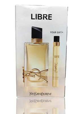 YSL Libre GIFT SET 2pc's 90 ml/3 oz + 0.34 oz 10 ML EAU DE PARFUM