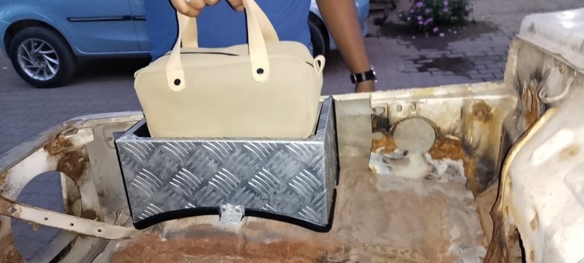 For Suzuki Samurai Under Hood Storage Box with Canvas Bag - RIGHT