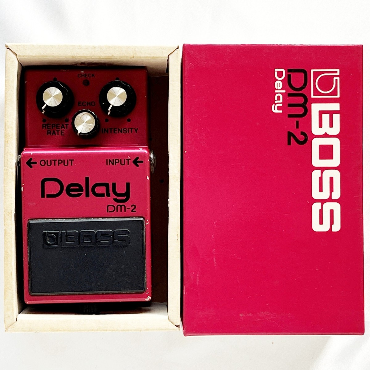 BOSS DM-2 Delay W/Box 1982 Analog Delay Vintage Guitar Pedal Made