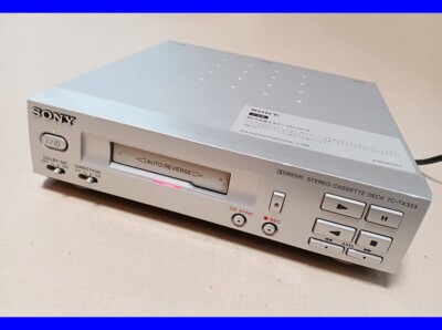 SONY TC-TX333 Stereo Cassette Deck Player with Auto-Reverse Silver