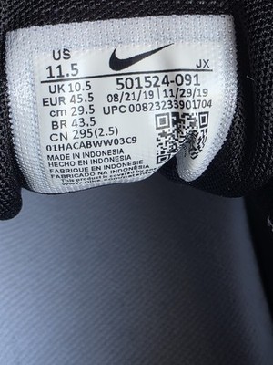 Nike Shox NZ EU Black - White 501524-091 Men's Size 11.5 | eBay