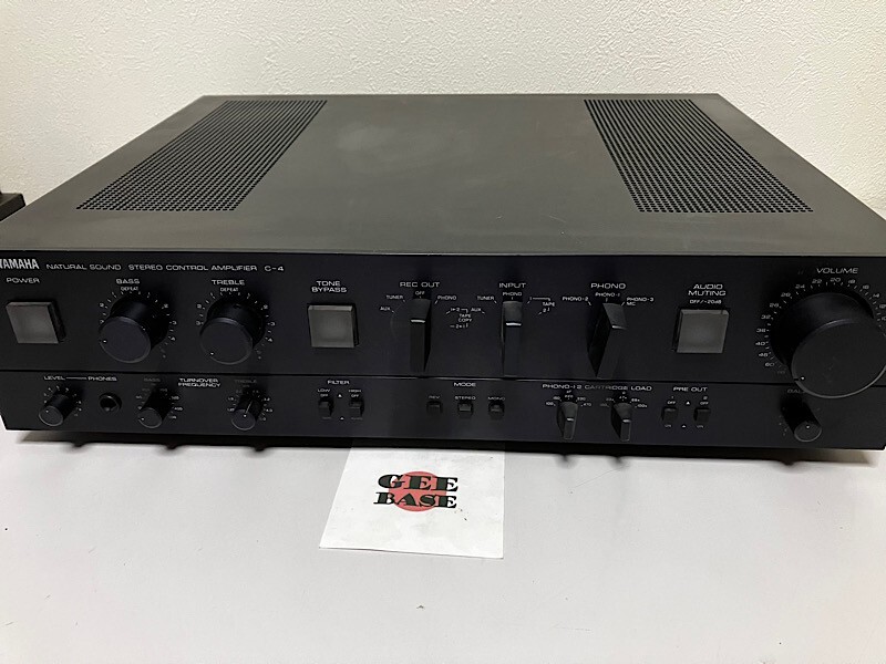 Yamaha C-4 Natural Sound Stereo Control Amplifier **For Parts or