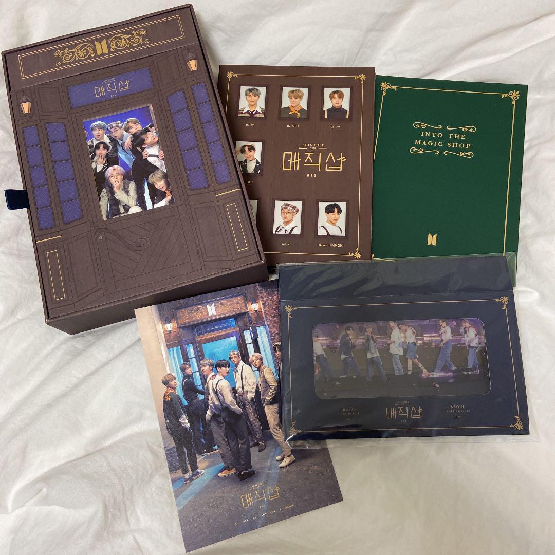 BTS 5th Muster Magic Shop DVD 4 DVD + Photo Book + POP-UP Box + NO