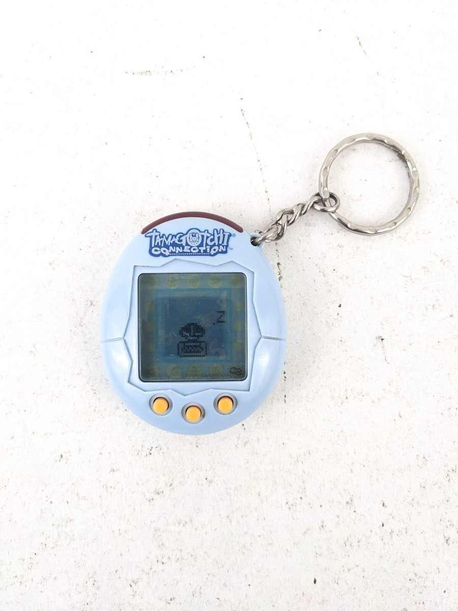 Tamagotchi Connection V1 English Baby Blue 2004 Tested Working