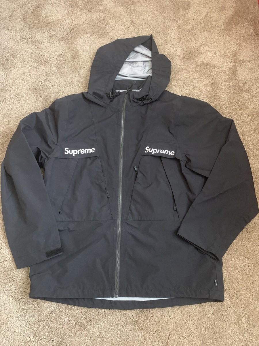 Supreme Taped Seam Jacket FW17 SS17 Black Sz Medium | eBay