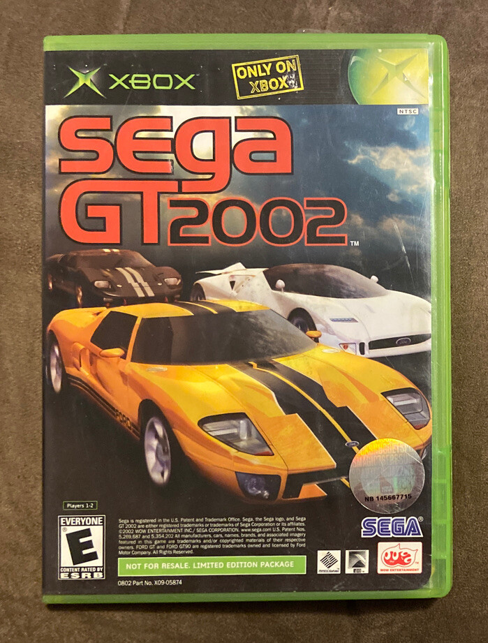 JSRF Jet Set Radio Future & Sega GT 2002 Original Microsoft Xbox