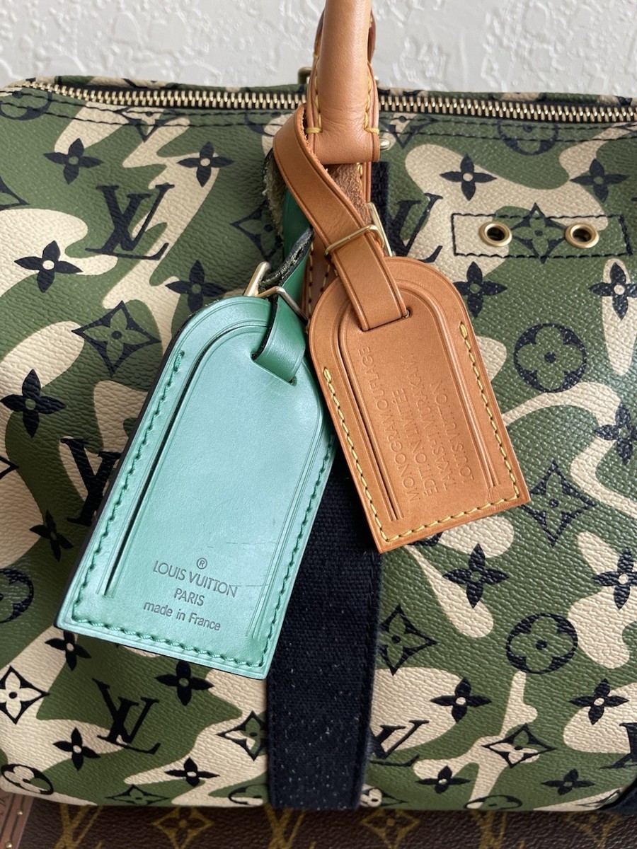 Louis Vuitton Speedy Bandouliere Monogramouflage Duffle 35 Green