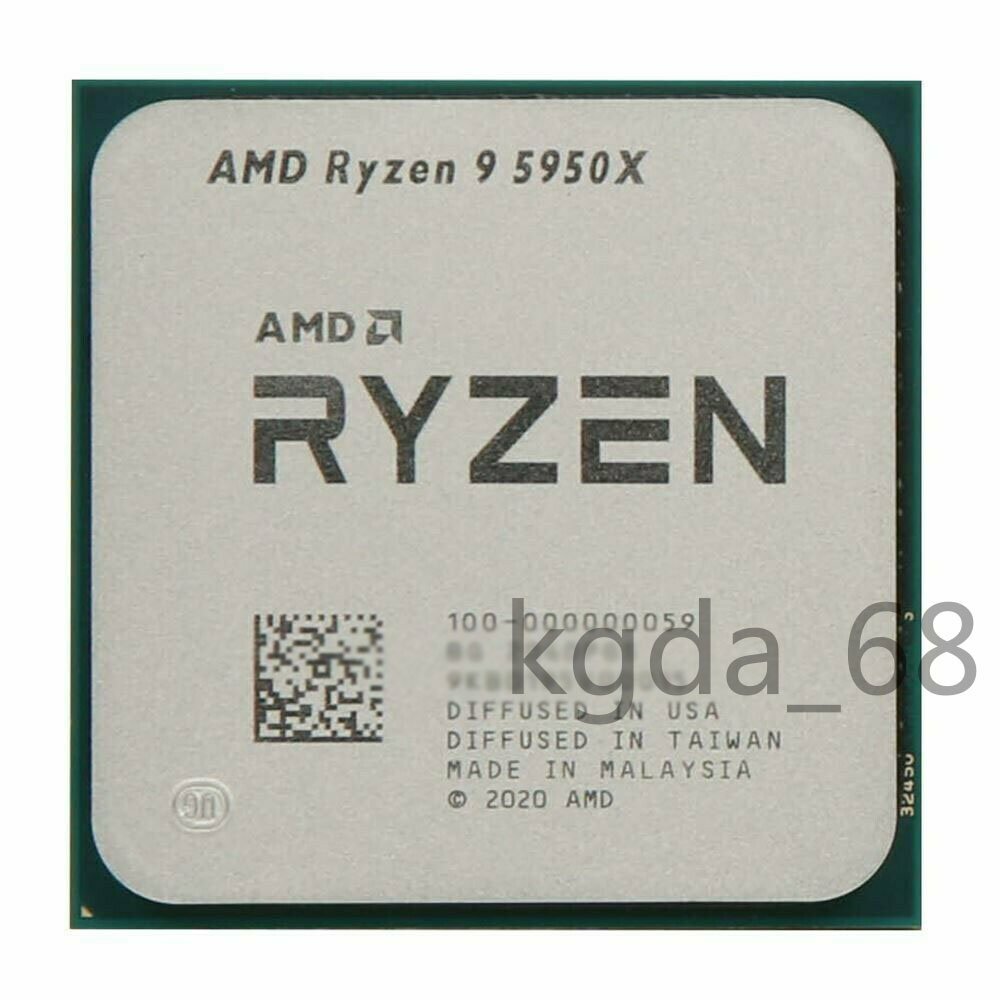 AMD Ryzen 9 5950X R9-5950X 3.4-4.9GHz 16Core 32Thr Socket AM4 105W