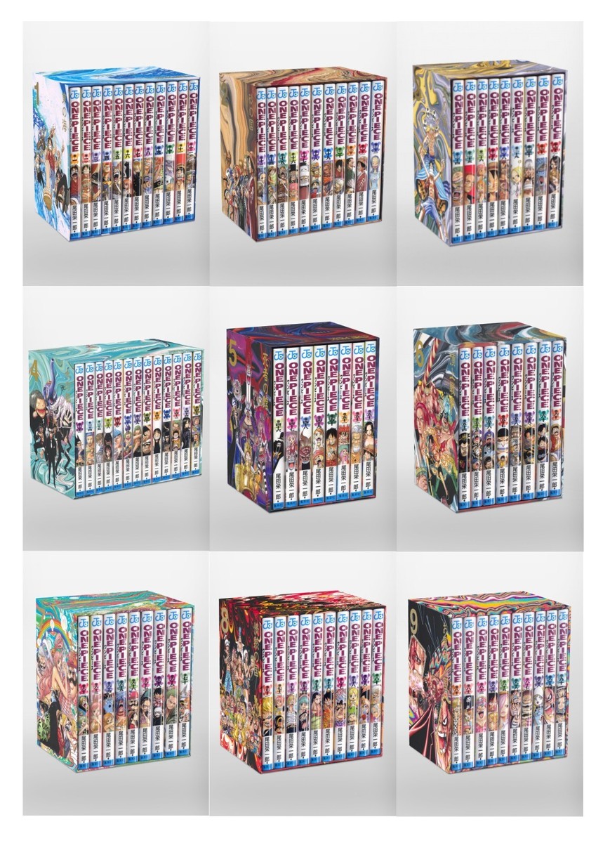 ONE PIECE Vol.1–104 (EP1~EP10) Box Set Manga Japanese Edition by