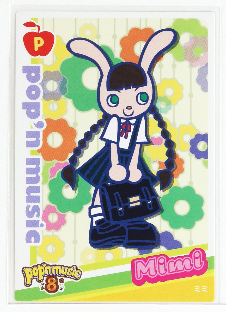 Pop'n Music Card PD19N018 Mimi KONAMI Japan Game Character | eBay