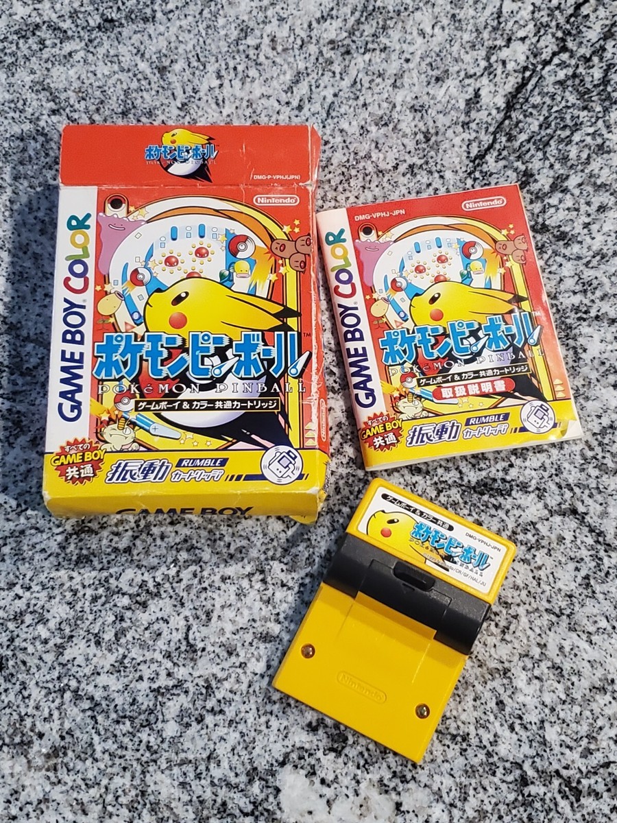 Gameboy Game Boy Pokemon Pinball Complete In Box CIB Japanese