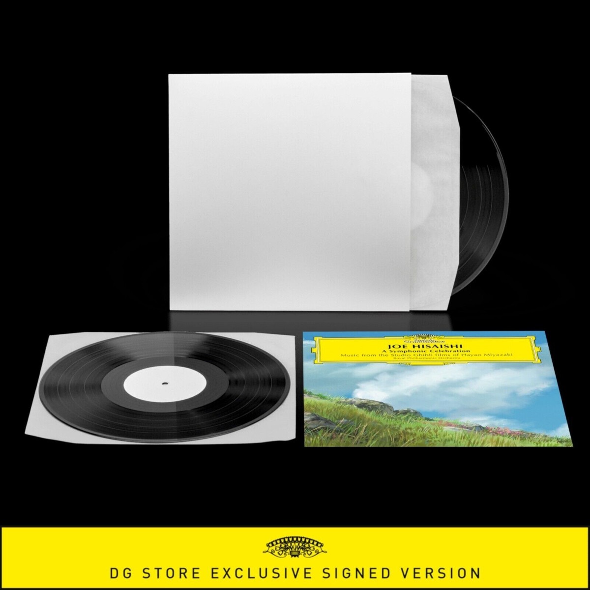 JOE HISAISHI A Symphonic Celebration 2LP Vinyl Signed LTD of 200