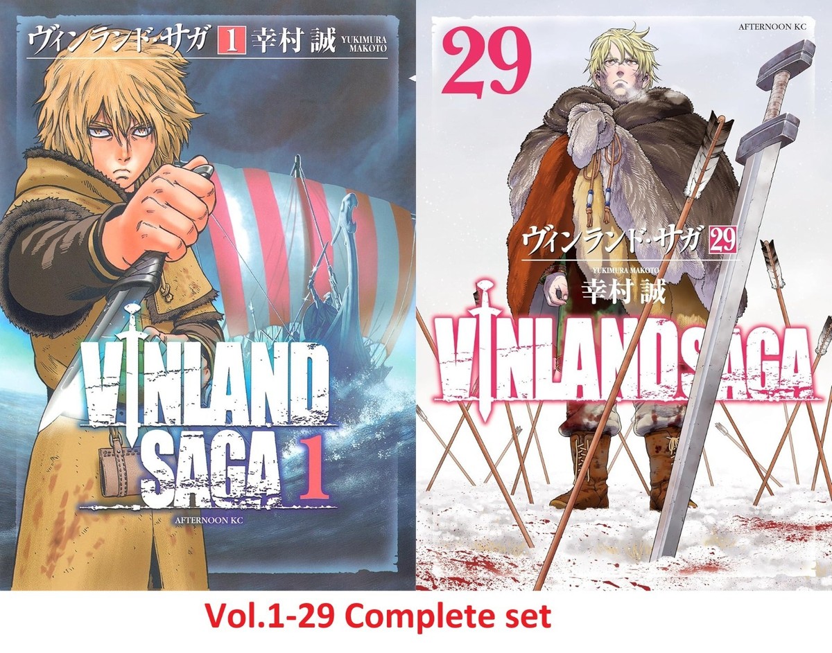 Vinland Saga Comic Manga vol.1-29 Book set Makoto Yukimura