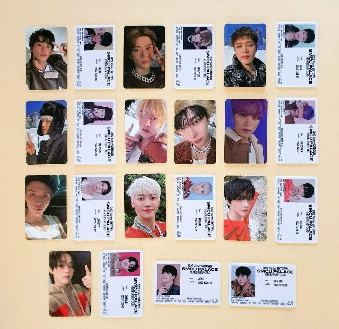 2022 Winter SMTOWN : SMCU Palace NCT Dream 127 Official Photocard
