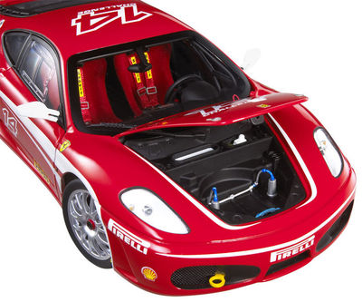 FERRARI F430 CHALLENGE RACE CAR #14 1:18 HOT WHEELS SUPER ELITE