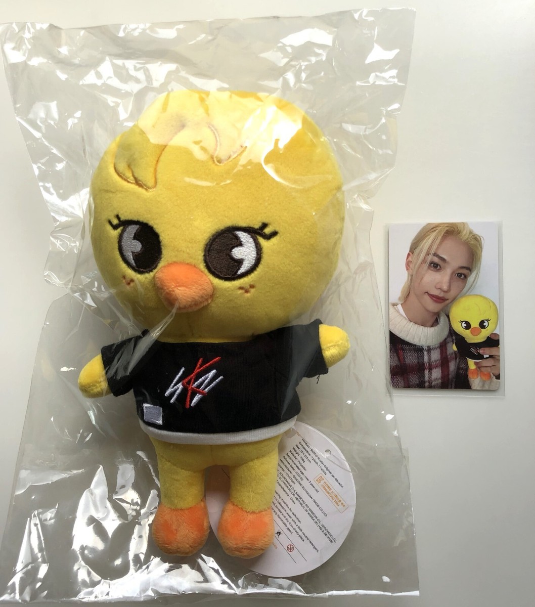 Stray Kids Felix Skzoo BbokAri Original Size Plush & Rock Star KMS