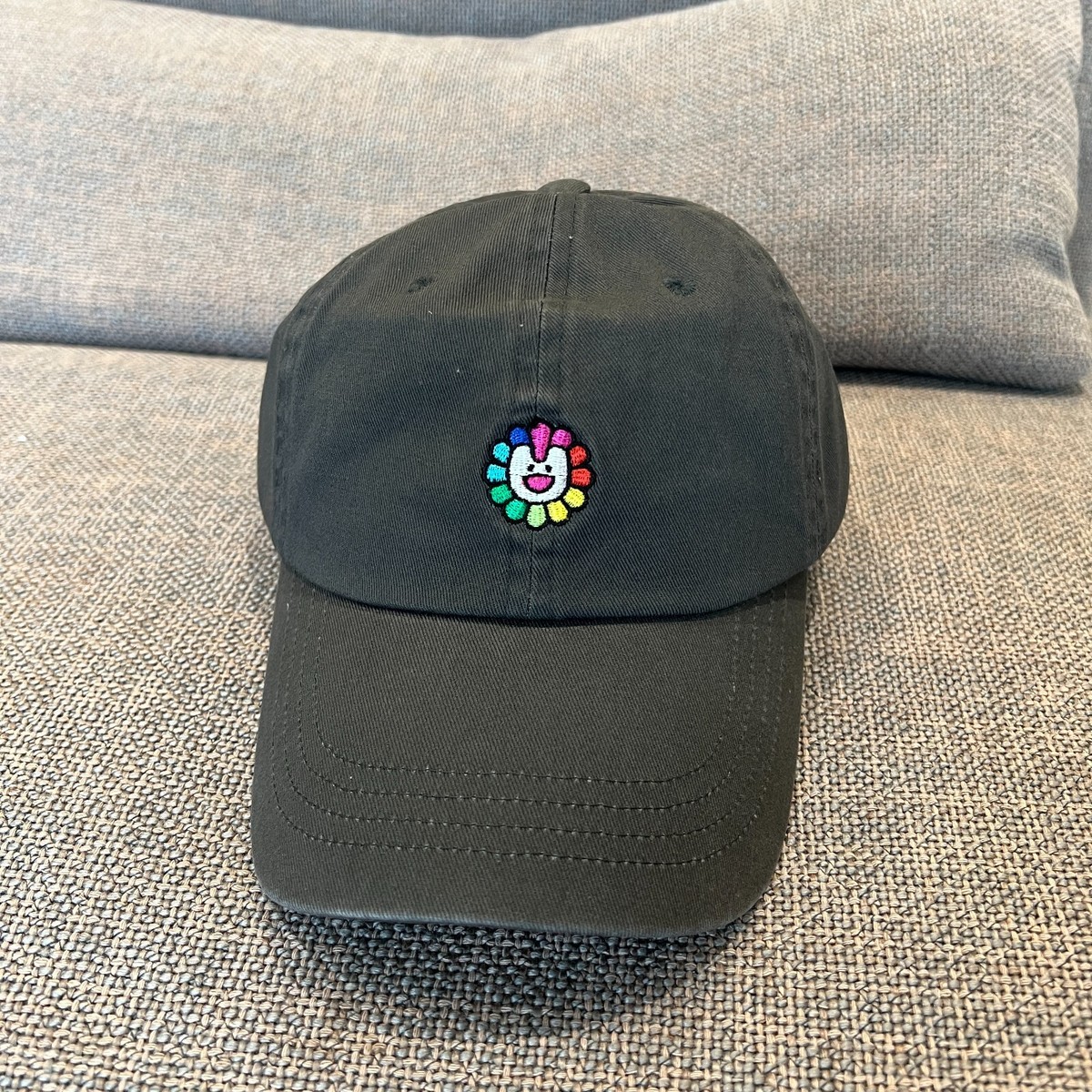 NewJeans x Murakami Baseball Cap Charcoal | eBay