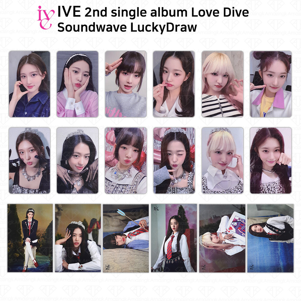 IVE 2nd Single Album Love Dive Sound Wave Lucky Draw Official