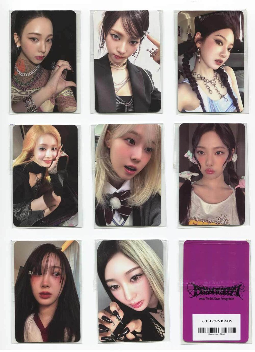 AESPA - ARMAGEDDON [SMTOWN SHOP] LUCKY DRAW EXCLUSIVE OFFICIAL