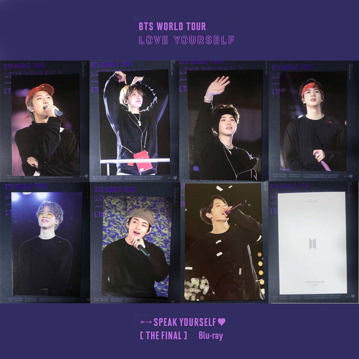 BTS WORLD TOUR LOVE YOURSELF:SPEAK YOURSELF FINAL Blu-ray Official