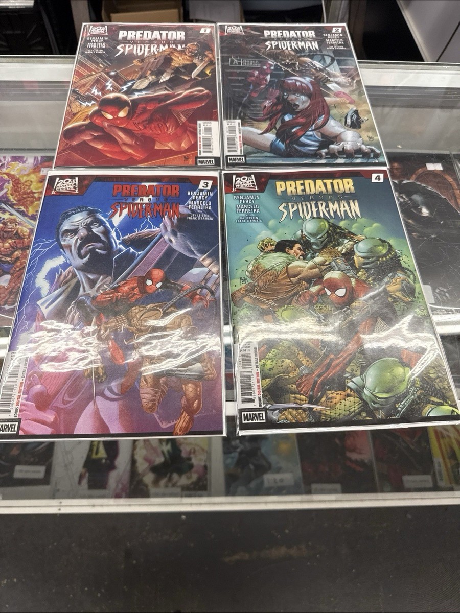 2025) PREDATOR VS SPIDER-MAN #1 2 3 4 COMPLETE SET! 1-4 🔑 | eBay
