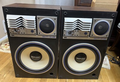 SANSUI SP-Z6 4-WAY 4-SPEAKER SYSTEM 12” Woofer - Pair L&R Speakers