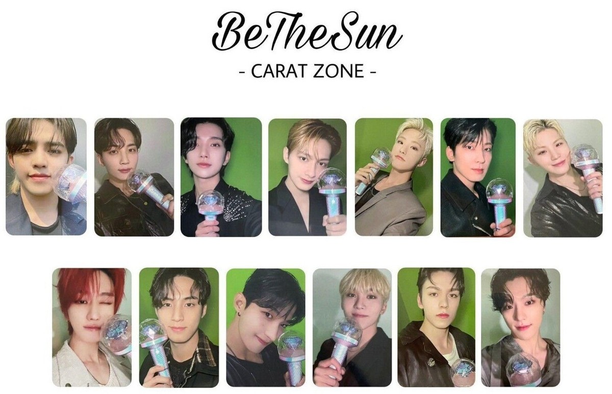 SEVENTEEN BE THE SUN WORLD TOUR CARAT ZONE Official photocard | eBay