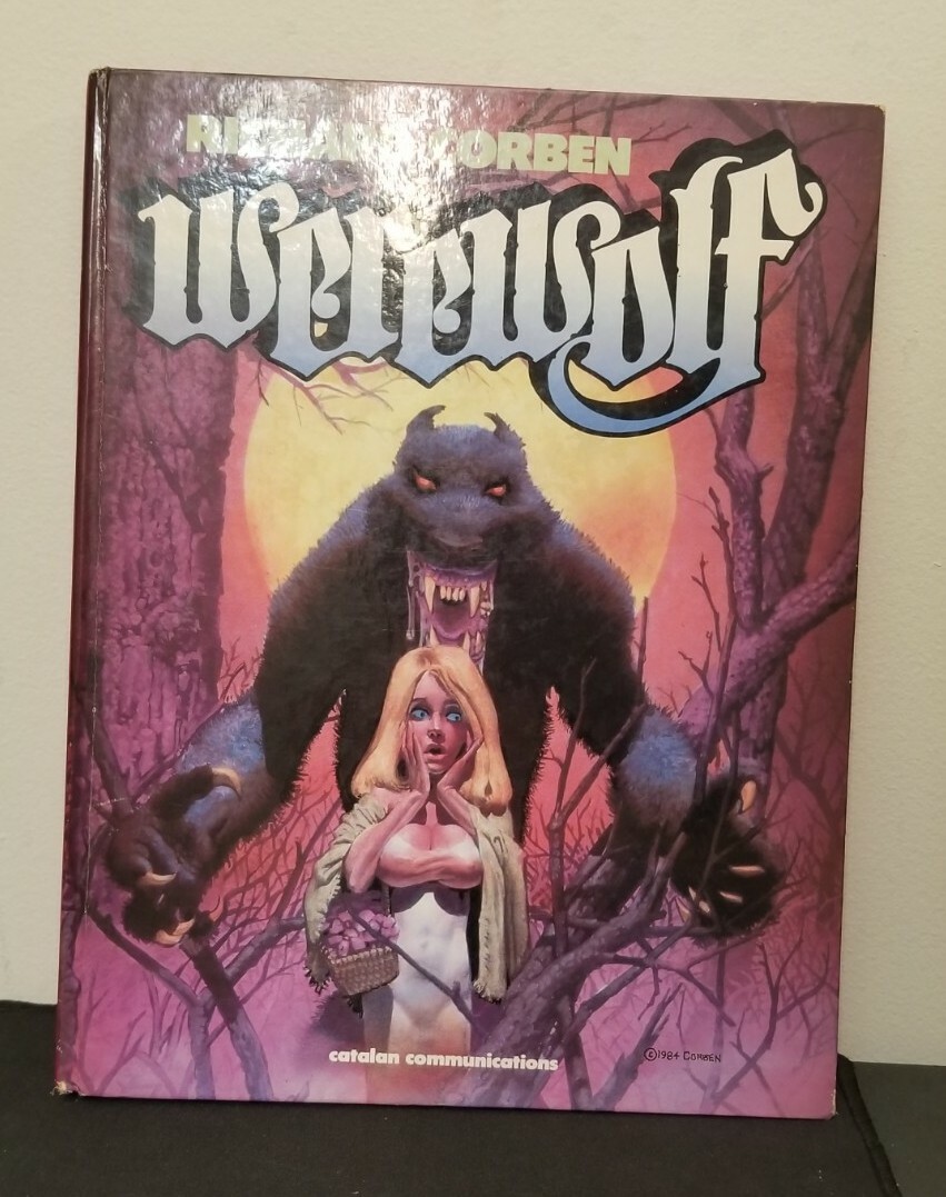 💥Richard Corben WEREWOLF First Print 1984 Hardcover Catalan
