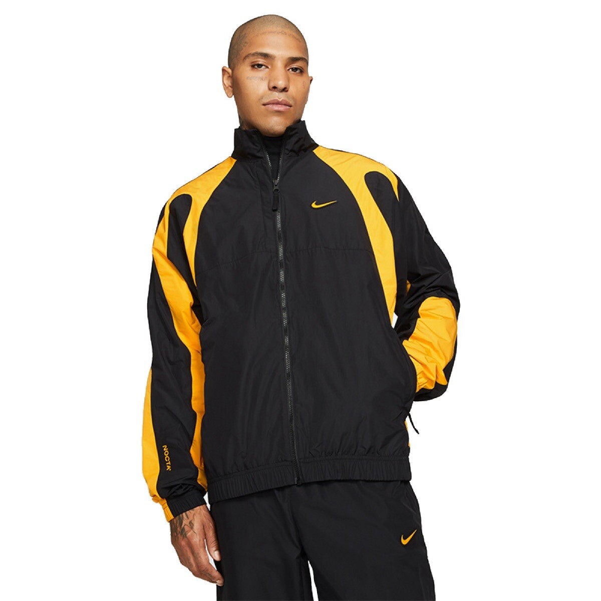 Nike x Drake NOCTA Track Jacket Black Yellow Size XL Brand New