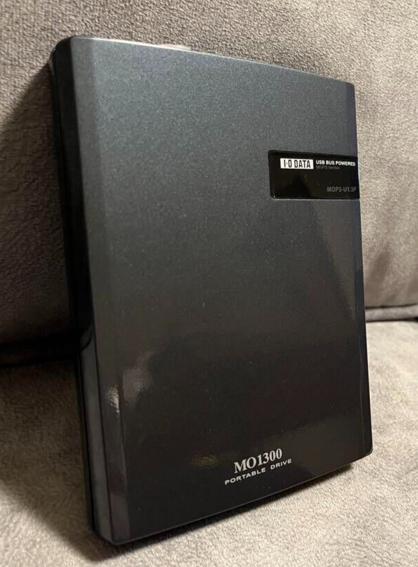 I-O DATA MOP2-U1.3P 1.3GB 3.5inch MO Magneto Optical USB Drive