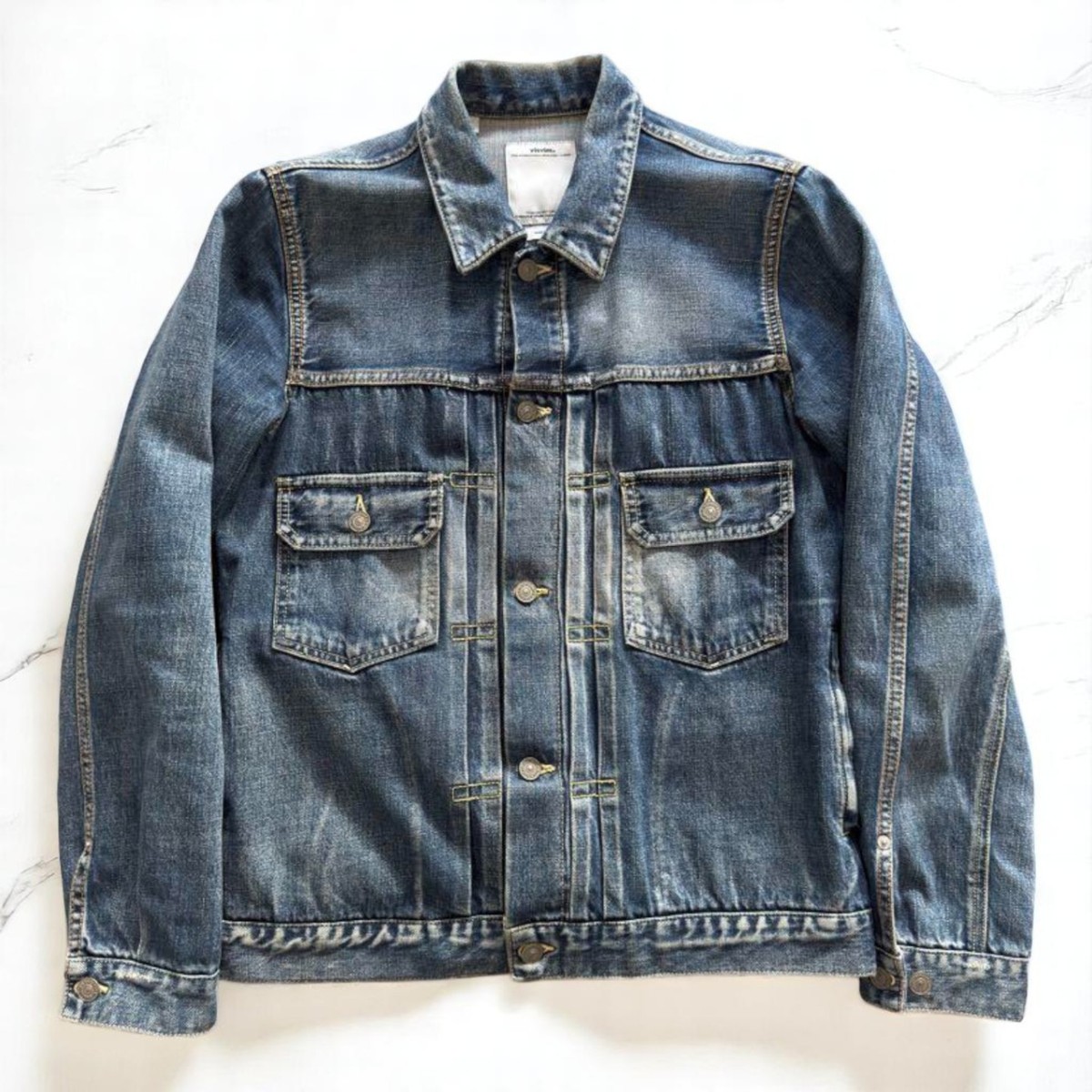Visvim 101 Jacket Denim Python Tag Size 2 Social Sculpture - Used