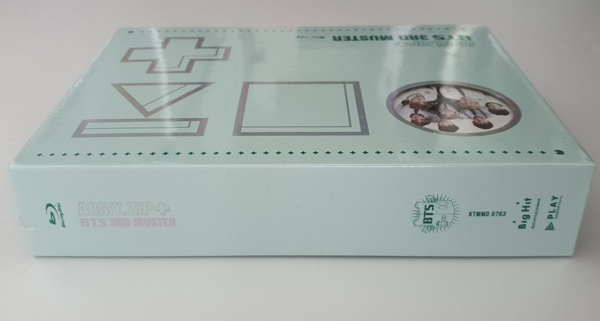 BTS Official 3rd Muster Blu-ray Army.Zip Full Set Sealed Rare +