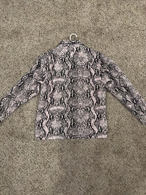 Supreme FW20 Pink Snakeskin Corduroy Zip Up Shirt Medium | eBay