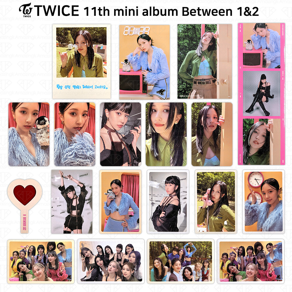 TWICE 11th Mini Album Between 1&2 Mina Photocard Postcard Polaroid