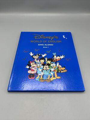 Disneys World of English Sing Along Book 1 2 and 3 Lot of 3 | eBay