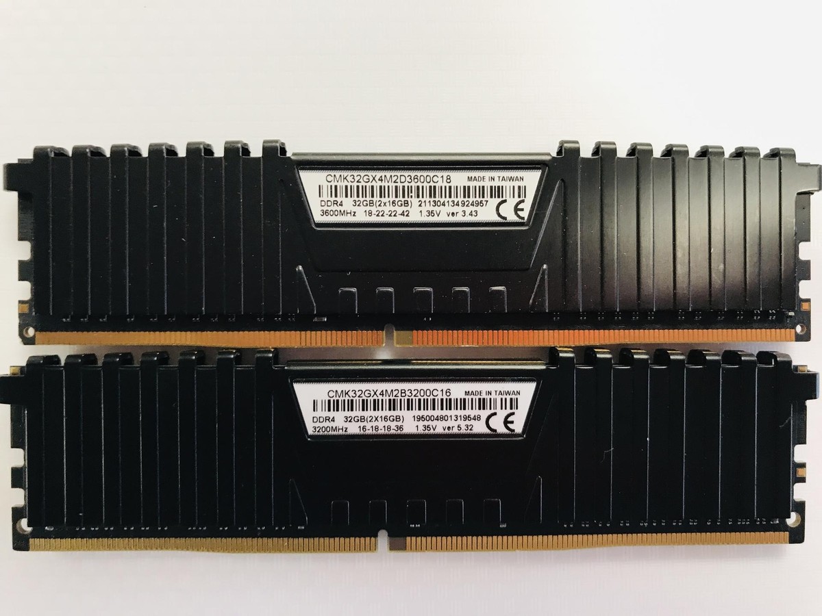 Corsair Vengeance LPX 32GB (2X16GB) 3600MHz DDR4 Memory Kit