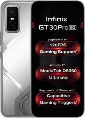 New Infinix GT 30 Pro 5G+ Factory Unlocked-8GB RAM 256GB ROM-White