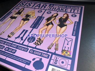SISTAR 3rd Mini Album Shake It CD Photocard New Sealed Rare OOP