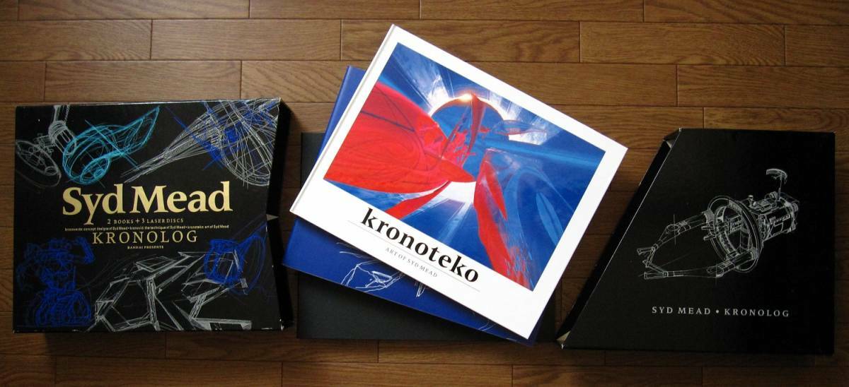 Syd Mead KRONOLOG Complete Art Set Illustration Book Gundam | eBay