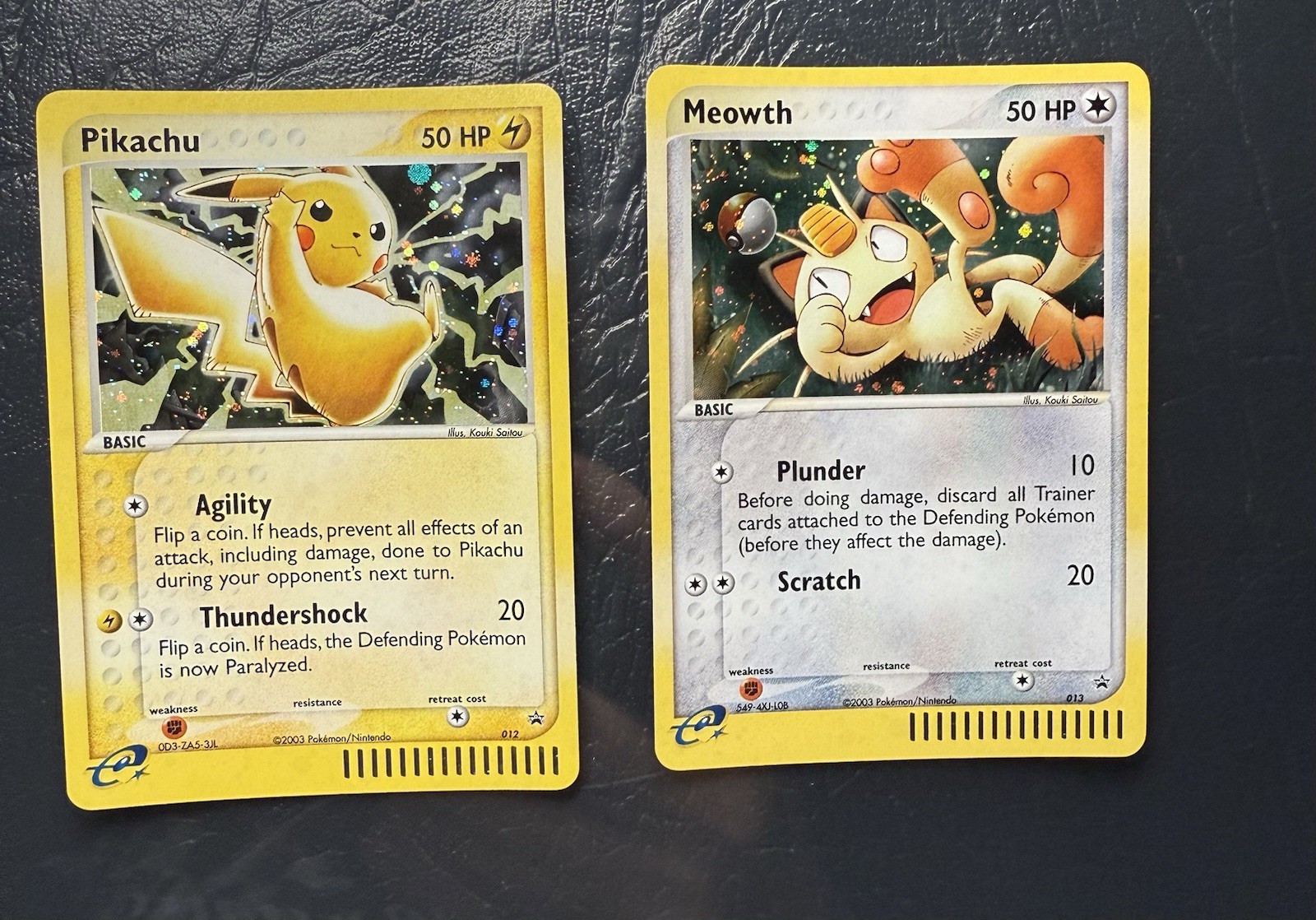 Pikachu 2003 Nintendo Black Star Promo #012 EX Collector's Tins