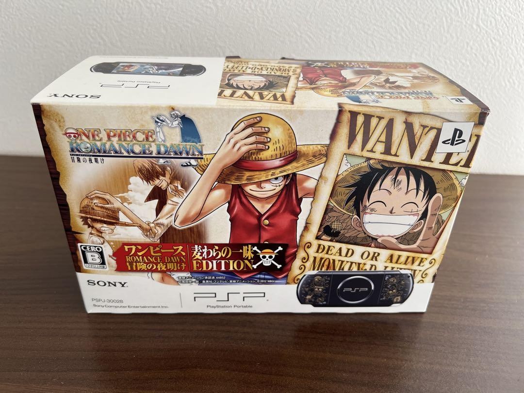Sony PSP One Piece Romance Dawn Straw Hat Edition Console Japan