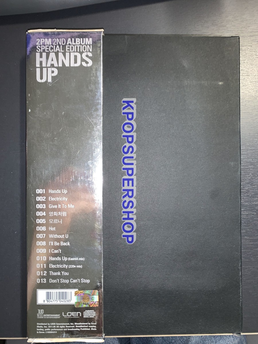 2PM 2nd Album Hands Up Special Limited Edition CD Great Photobook