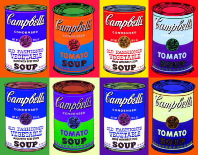 Andy Warhol Campbells 8 Soup Cans Canvas Print 16 x 20 | eBay