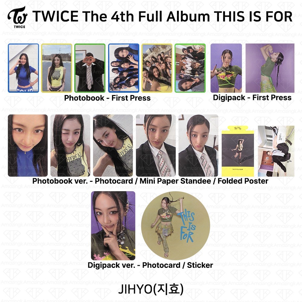 TWICE 4th Full Album THIS IS FOR Photobook / Digipack ver
